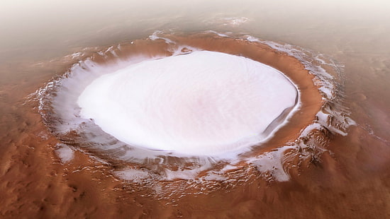 Mars, NASA, Weltraum, Planet, Landschaft, Eis, See, HD-Hintergrundbild HD wallpaper