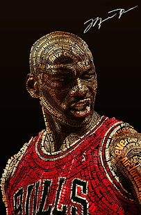 nba bola basket michael jordan chicago bulls 1024x1560 Olahraga Bola Basket HD Seni, NBA, bola basket, Wallpaper HD HD wallpaper