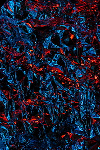 호일, 광택, 빛, 파랑, 빨강, HD 배경 화면 HD wallpaper