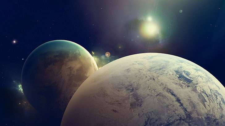 อวกาศดาวเคราะห์ศิลปะดิจิตอลศิลปะอวกาศ, วอลล์เปเปอร์ HD