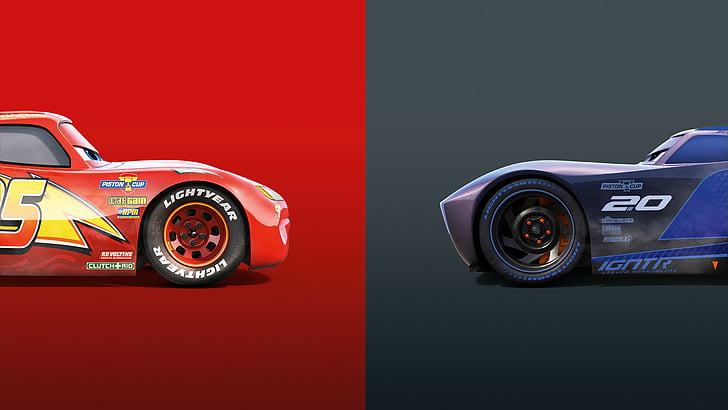 Clipart di Saetta McQueen, Cars 3, 8k, Saetta McQueen, poster, Sfondo HD