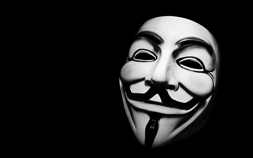 Анонимен, Маска, анонимен, маска, HD тапет HD wallpaper
