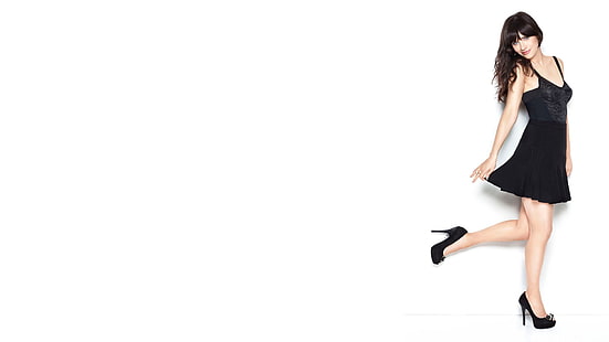 Zooey Deschanel, Berühmtheit, Frauen, hohe Taille, Rock, HD-Hintergrundbild HD wallpaper
