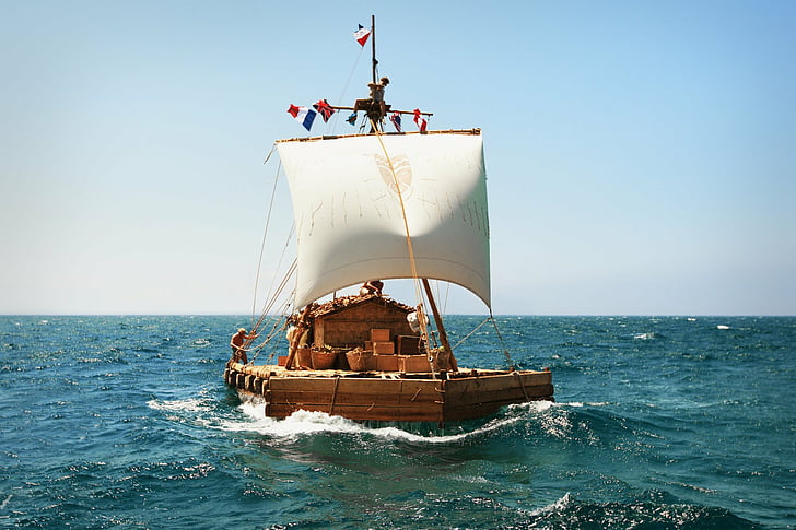 Film, Kon-Tiki, Boot, Floß, HD-Hintergrundbild
