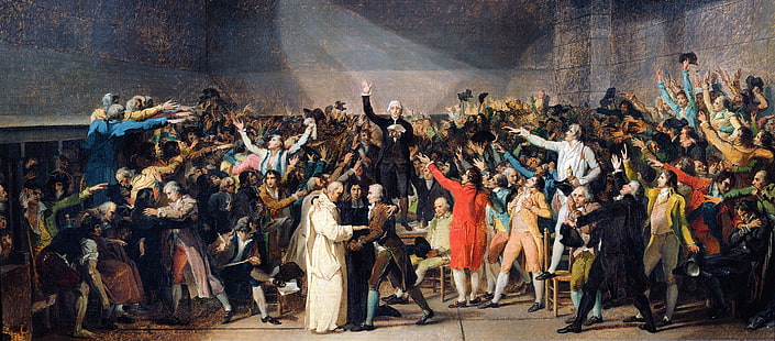 французская революция, живопись, HD обои HD wallpaper