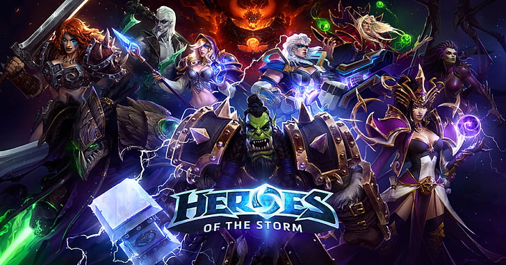Papel de parede digital de Heroes of the Storm, Blizzard Entertainment, heróis da tempestade, HD papel de parede