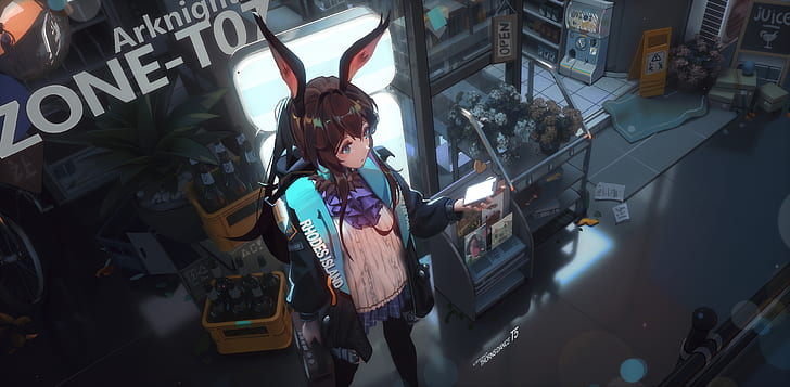 Anime, Original, Amiya (Ritter), Mädchen, HD-Hintergrundbild