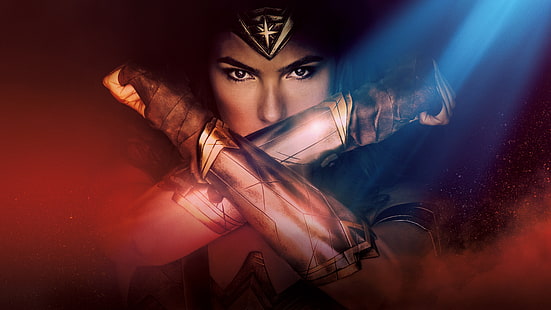 วอลล์เปเปอร์ Wonder Woman 3D, Gal Gadot, Wonder Woman, HD, วอลล์เปเปอร์ HD HD wallpaper
