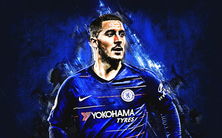 Soccer, Eden Hazard, Belgian, Chelsea F.C., HD wallpaper