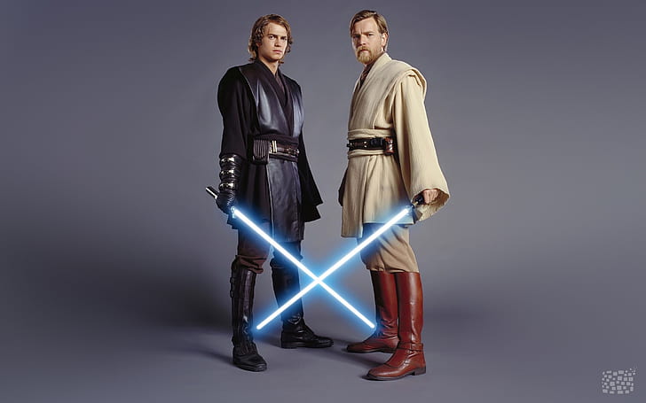 Star Wars Episode III, Ewan McGregor, Hayden Christensen, Wallpaper HD