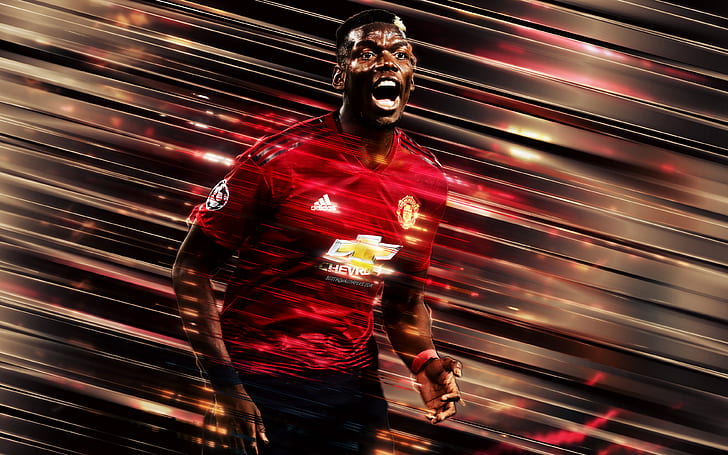 Soccer, Paul Pogba, French, Manchester United ., HD wallpaper |  Wallpaperbetter