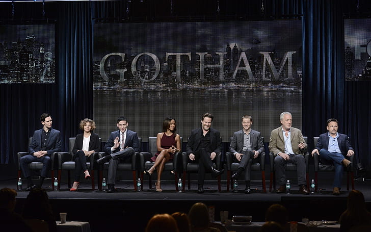 Gotham TV Show Public Interview, gotham, cast, action, วอลล์เปเปอร์ HD