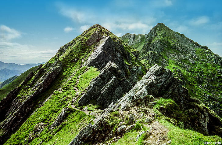 montanha rochosa verde e cinza durante o dia, Escócia, Escócia, Escócia, montanha rochosa, dia, hora, Terras Altas da Escócia, rochas, cume, cenário, cênico, panorama, vista, colinas, cumes, montanhas, montanha, natureza, paisagemao ar livre, verão, montanha pico, scenics, rocha - objeto, verde cor, grama, colina, HD papel de parede