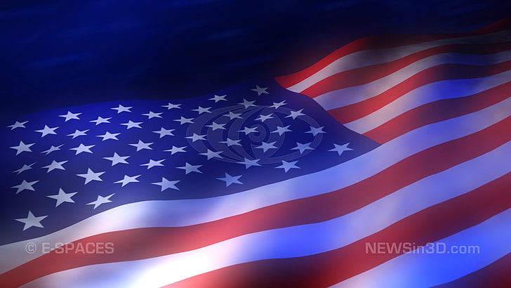 Bendera Amerika Serikat, Bendera, Bendera Amerika, Wallpaper HD
