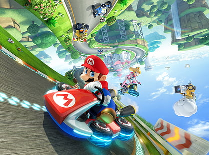 Mario Kart 8 Koopaling Charaktere, Mario Kart Tapete, Spiele, Mario, Spiel, Charaktere, 2014, Mario Kart 8, Koopaling, HD-Hintergrundbild HD wallpaper