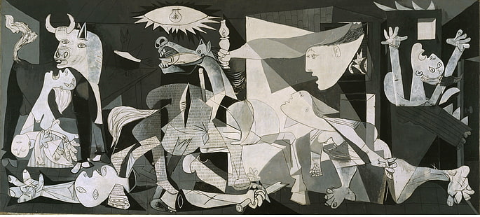 Klassische Kunst, Kubismus, Guernica, Pablo Picasso, HD-Hintergrundbild HD wallpaper