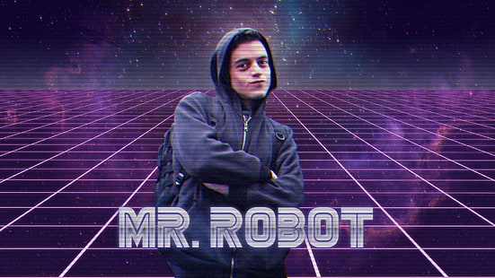 hackerman, Rami Malek, Mr. Robot, hacking, Elliot (Mr. Robot), Tapety HD HD wallpaper