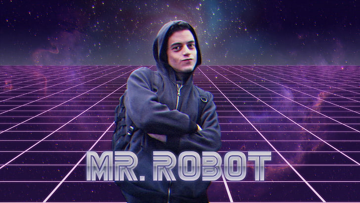 Rami Malek, M. Robot, hackerman, piratage informatique, Elliot (M. Robot), Rami Malek, Fond d'écran HD