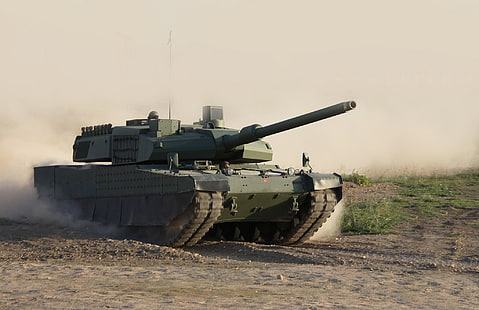 schwarz-grauer Außenbordmotor, Panzer, Altai, türkische Streitkräfte, HD-Hintergrundbild HD wallpaper