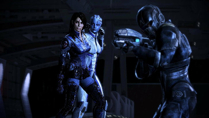 Mass Effect, Mass Effect 3, Ashley Williams, Liara T'Soni, HD wallpaper