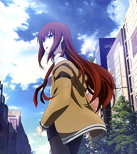 Makise Kurisu, Steins; Gate, Anime Girls, HD-Hintergrundbild HD wallpaper