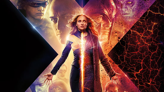  Movie, Dark Phoenix, Sophie Turner, X-Men: Dark Phoenix, HD wallpaper HD wallpaper