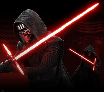 Kylo Ren, Star Wars, Star Wars: The Force Awakens, Sith, lightsaber, วอลล์เปเปอร์ HD HD wallpaper