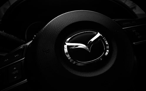 Volante de Mazda logo-High Quality HD Wallpape .., Fondo de pantalla HD HD wallpaper