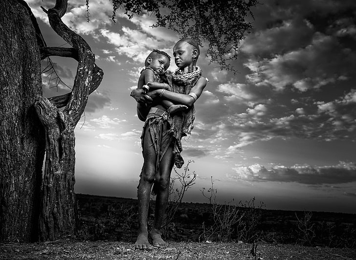 dzieci, Afryka, Etiopia, Tapety HD