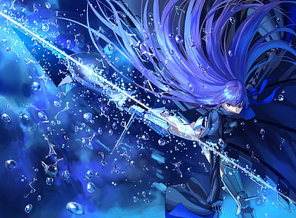 Fate / Grand Order, Meltlilith, anime girls, anime, cheveux violets, cheveux longs, Fond d'écran HD HD wallpaper