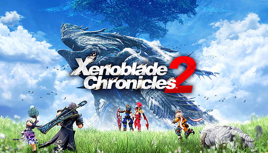 Xenoblade Chronicles 2, постер, 8к, HD обои HD wallpaper