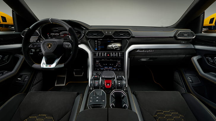 Interior, Lamborghini, Urus, 2018, Fondo de pantalla HD