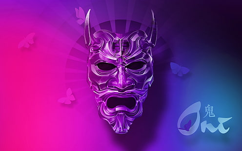 Oni-Maske 4K, Maske, Oni, HD-Hintergrundbild HD wallpaper