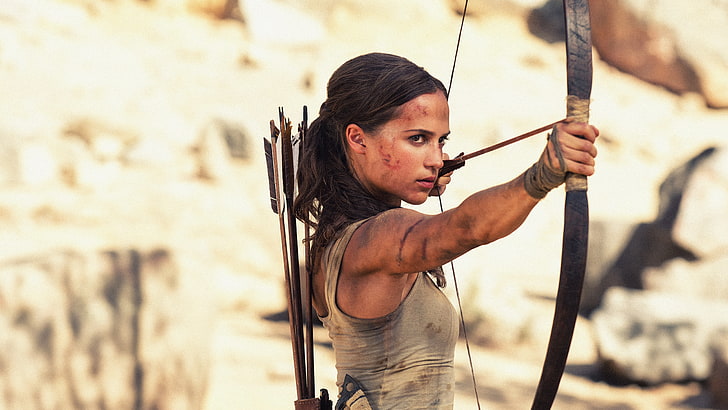 8K, 2018, Alicia Vikander, Tomb Raider, 4K, Sfondo HD
