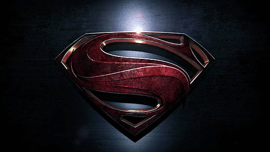 スーパーマンのロゴ、スーパーマン、 HDデスクトップの壁紙 HD wallpaper