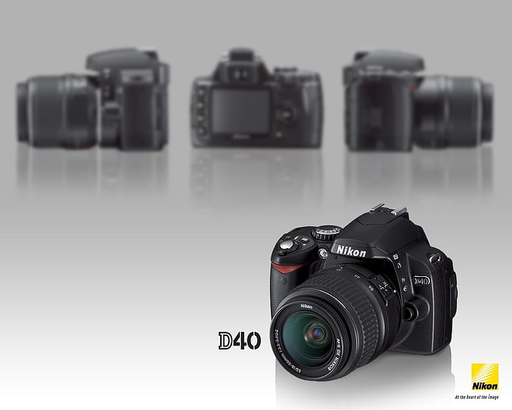 Nikon d40, appareil photo, style, qualité, fiabilité, Fond d'écran HD