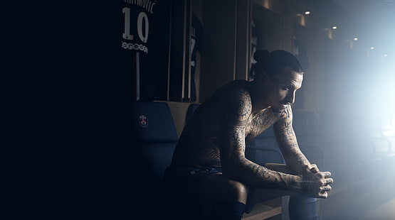 Sepak bola, Para pemain sepakbola terbaik, Zlatan Ibrahimovic, Paris Saint-Germain, Wallpaper HD HD wallpaper