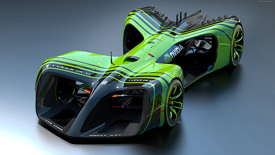 Formel-E-Saison, Elektroautos, Hybrid, Roborace, Daniel Simon, zukünftige Autos, HD-Hintergrundbild HD wallpaper