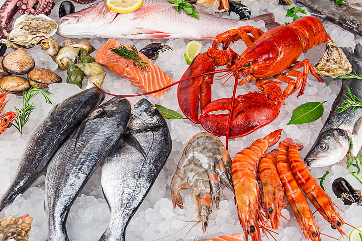 Makanan, Makanan Laut, Crustacea, Ikan, Lobster, Udang, Wallpaper HD