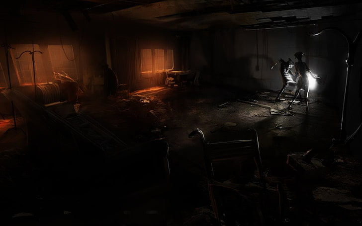 tapeta cyfrowa do wnętrza czarnego domu, Silent Hill, Tapety HD