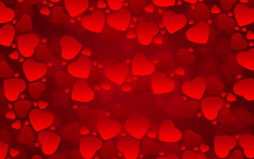Latar Belakang Hari Kasih Sayang, cinta, hati, latar belakang, merah, Wallpaper HD HD wallpaper