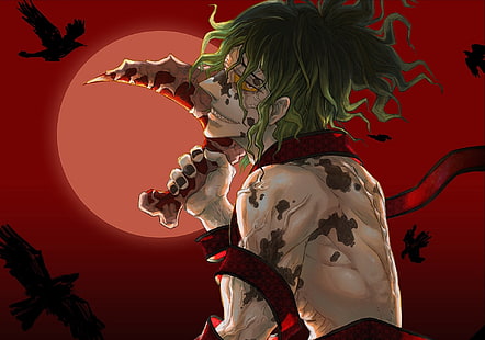 أنيمي ، قاتل الشياطين: Kimetsu no Yaiba ، Gyutaro (Demon Slayer: Kimetsu no Yaiba)، خلفية HD HD wallpaper