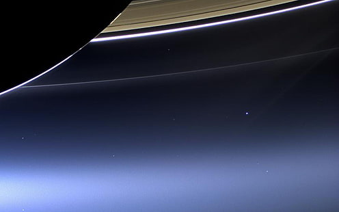 NASA, espacio, Saturno, Tierra, anillos planetarios, Fondo de pantalla HD HD wallpaper