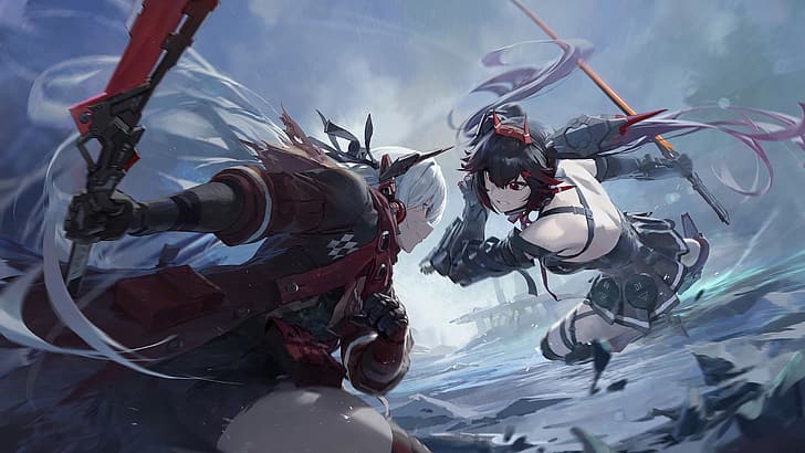 Punishing: Gray Raven, game characters, Lucia  (Punishing Gray Raven), Alpha (Punishing Gray Raven), HD wallpaper