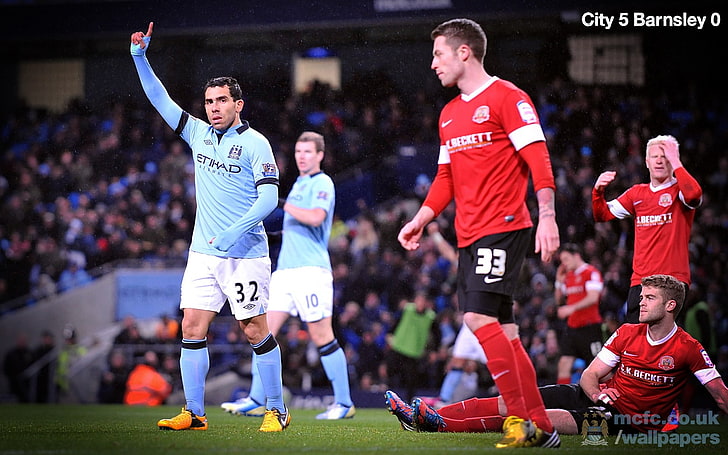 Manchester City 5-0 Barnsley-FA Premier League 201 .., HD-Hintergrundbild