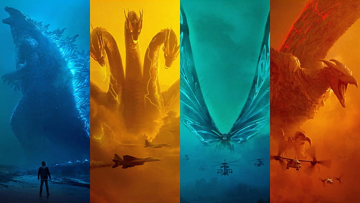 Film, Godzilla: King of the Monsters, Godzilla, Sfondo HD