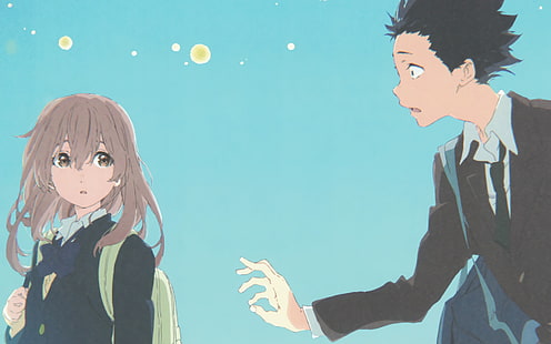 Anime, Koe No Katachi, Shouko Nishimiya, Shouya Ishida, HD wallpaper HD wallpaper
