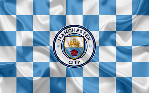 Fotboll, Manchester City F.C., logotyp, HD tapet HD wallpaper