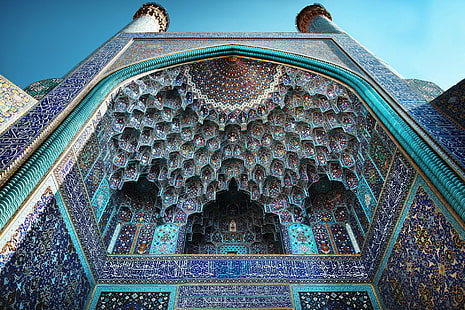 Иран, архитектура, сграда, HD тапет HD wallpaper