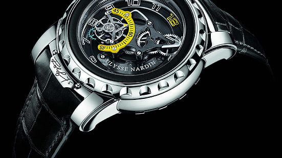 часы, роскошные часы, Ulysse Nardin, HD обои HD wallpaper